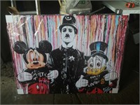 48x36 Mickey and Donald in trouble