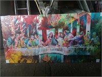 79x40 The Last Supper in color
