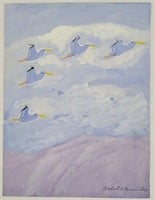 Robert Bannister Original Art - Pelicans