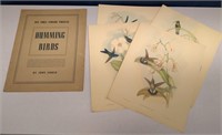 4 John Gould 1946 Hummingbird Lithographs