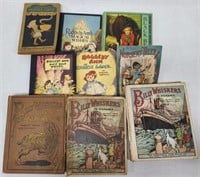 Lot of Antique & Vintage Children's Books