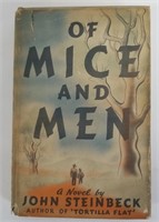 1937 "Of Mice and Men" by John Steinbeck Book