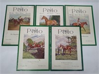 Lot of 5 1930's Issues of Polo Equestrian Magazine