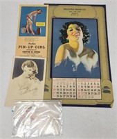Vintage Pin Up Ads, Calendar, & Postcards