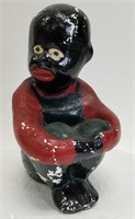 Antique Black Americana Chalkware Figure
