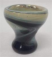 3.5" Small Art Glass Vase- Made in Lebanon