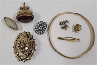 8 Piece Victorian Jewelry Lot