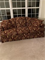 Sofa with Floral Design