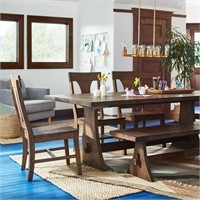 New World Market Brinley Rustic Wood Dining Table