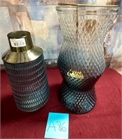 43 - NEW WMC LOT OF 2 GLASS VASES (A86)