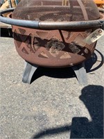 Outdoor Rust Finish Patio Fire Pit