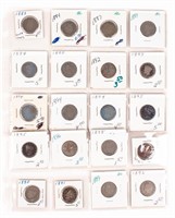 Coin Sheet of 20 Mix Date Liberty Nickels, G
