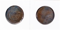 Coin 2, 1837 Hard Times Tokens, G-VG