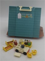 FISHER PRICE A FRAME HOUSE W/ACCESSORIES