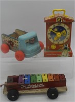 (3) FISHER PRICE & PLAY SKOOL TOYS