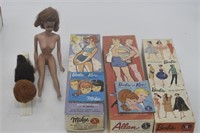 (3) BARBIE DOLL BOXES & ONE BARBIE