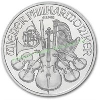 1 oz. Silver Austrian Philharmonic Bullion