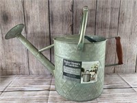 Better Homes Galvanized Watering Can & Flower Pot