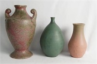 Collection of three vintage vases - Rookwood