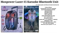 Maxpower 9500W Lazor Bluetooth Karaoke