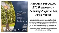 Hampton Bay 38,200 BTU Gas Patio Heater
