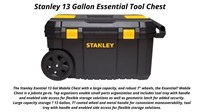 Stanley 13 Gal. Essential Tool Chest