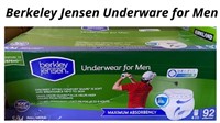 Berkeley-Jensen Underware for Men - 92 ct