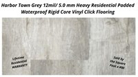 Harbor Town Grey Wproof Pad Rigid Core Vinyl Click