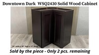 Downtown Dark WSQ2430 Solid Wood Cabinet