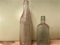 Antique bottles Clarks Malt Longford, Cavan Minera