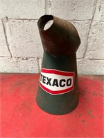 Texaco oil can.