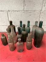 Antique bottles inc. T. Wood & Son, Gordons Gin