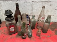 Antique bottles inc. Dunderry Dairies, H.W Stevens