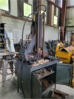HYDRAULIC PRESS WITH DIES & CABINET