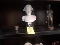 ASSORTED PIECES - 2- NAPOLEONIC STATUES / 1-