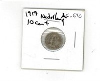 1919 Nederlong 10 Cent