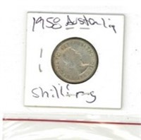 1958 Australia Shilling