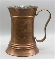 S: ANTIQUE 6.5" COPPER STEIN