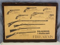 S: FRONTIER FIREARMS PRINT ON PLAQUE