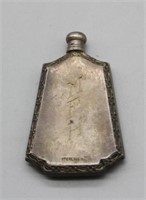 S; ANTIQUE STERLING SILVER SNUFF BOTTLE