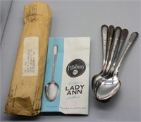 S: PILLSBURY ROGERS SILVER PLATE SPOONS