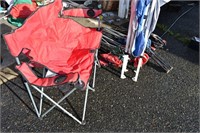 Lot of Camping chairs and ez up