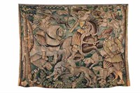 18th C BELGIAN WALL TAPESTRY