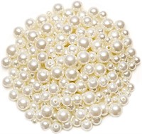 Naler 500pcs Pearl Beads For Arts & Craft