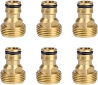6 Pieces Brass Male Thread Faucet Hose Nozzle