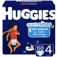 Huggies Overnites Nighttime Diapers Size 4 68 Ct