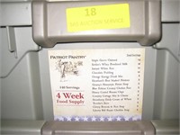 4 Week Patriot Pantry Food Supply-Complete*