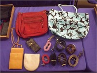 PURSES AND BELTS