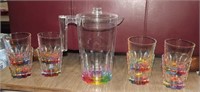 OUTDOOR GLASSES AND PICNIC PITCHER