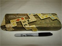 Wooden Animal Dominoes Complete Set